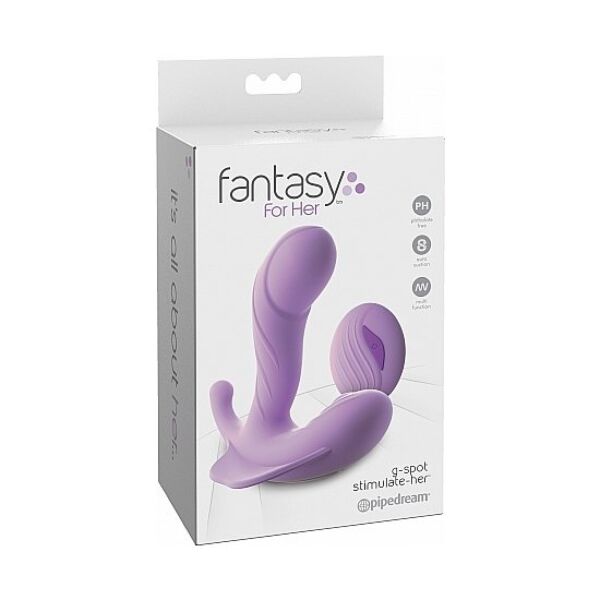 G-punkt vibrator Pipedream Fantasy For Her med fjernbetjening