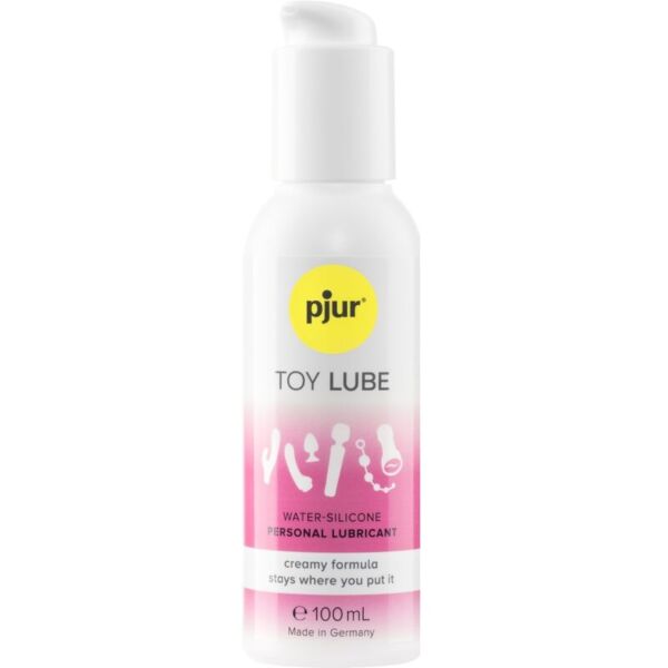 Beholder med 100 ml af glidecremen med vand og silikone Pjur Woman Toy Lube