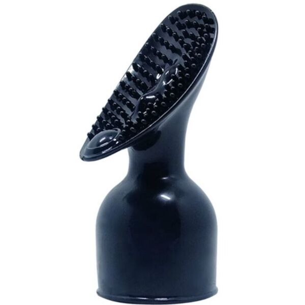 Udskifteligt hoved Baile Power Head i sort, med relieffer