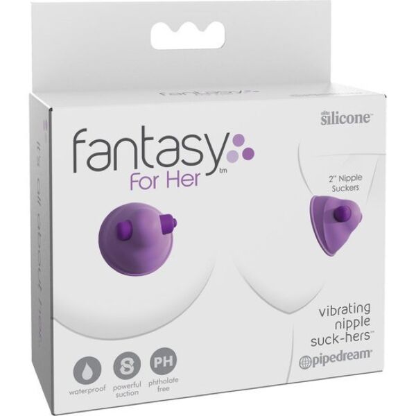 Brystvortestimulator Fantasy For Her Vibrating Nipple Suck-Hers med silikonekop