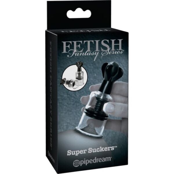 Brystvortesuger Fetish Fantasy Super Nipple Sucker med klar cylinder og sugedial