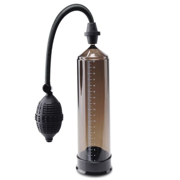 Penispumpe Pipedream Pump Worx Euro Pump med cylinder af røgfarvet rør