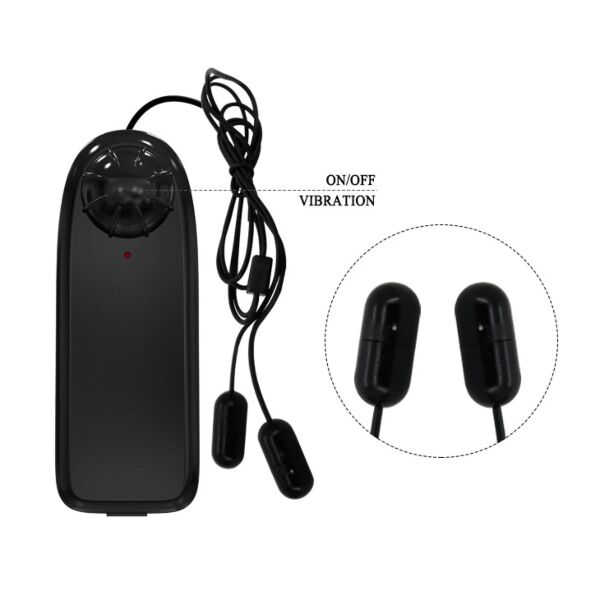 Vibrerende penishylster Baile BI-014630 med de to kuglevibratorer