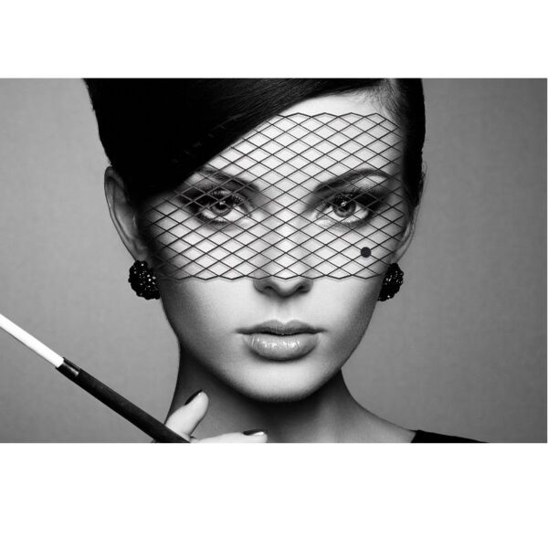 Sort vinylmaske Bijoux Indiscrets Mask Louise