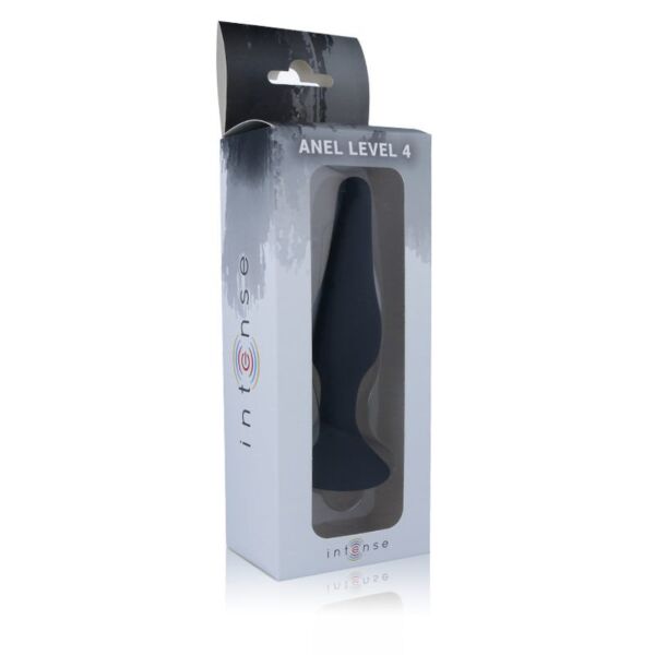 Analdildo Intense Anal Level 4 15,5 cm i sort