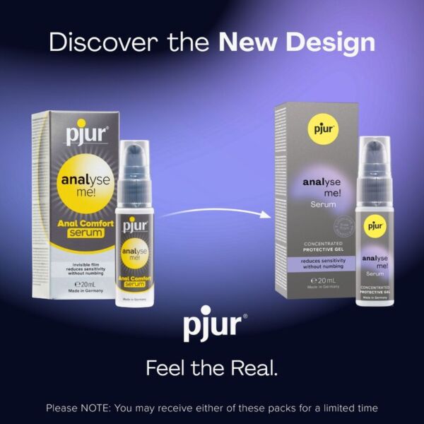 Flaske med 20 ml af analserummet pjur analyse me! Serum
