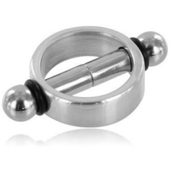 Magnetiske brystvorteklemmer Metal Hard med ring og de to stave