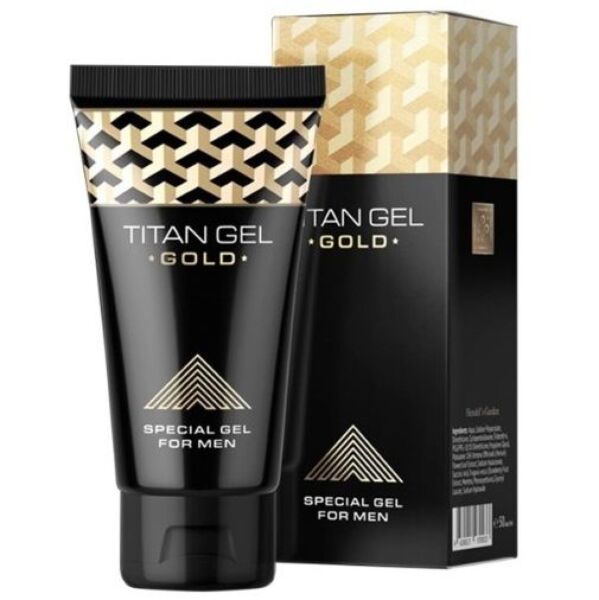 Pakning med Titan Gel Gold på 50 ml
