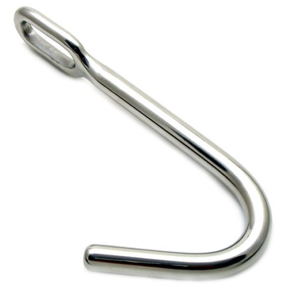 Analkrog Metal Hard Anal Bondage Hook med ringen på den rette del