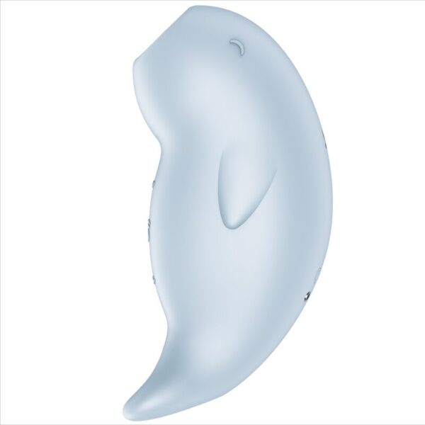 Klitorissuger Satisfyer Seal You Soon formet som et havdyr, i lyseblå