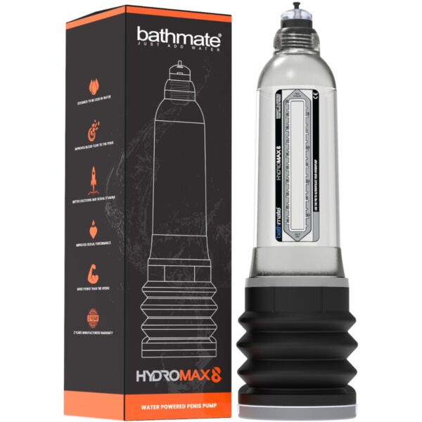 Gennemsigtig Bathmate HydroMax 8 penispumpe