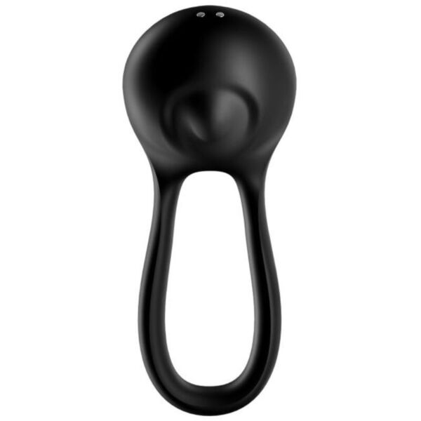 Vibrerende penisring Satisfyer Majestic Duo i sort
