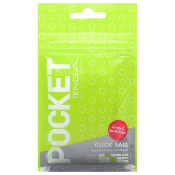 Masturbator Pocket TENGA Click Ball til engangsbrug