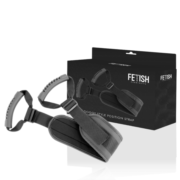 Polstret Fetish Submissive Doggy Style Harness strap-on med justerbare remme