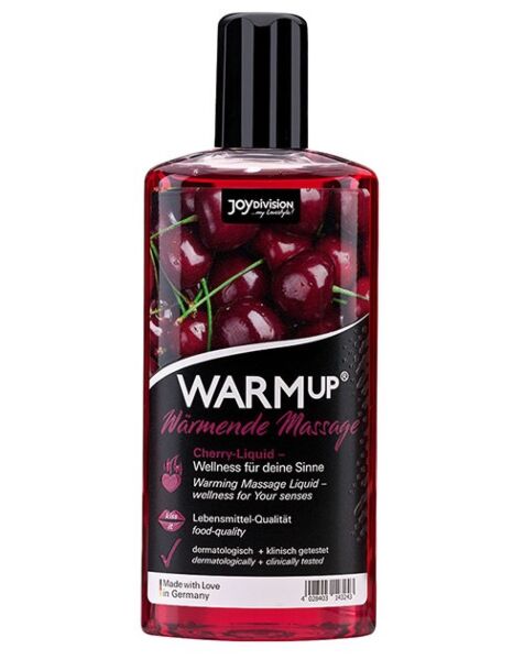 Flaske med massageolie med varmeeffekt Joydivision WARMup på 150 ml