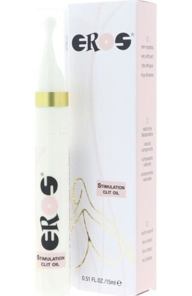 Flaske med stimulerende olie EROS Stimulation Clit Oil på 15 ml