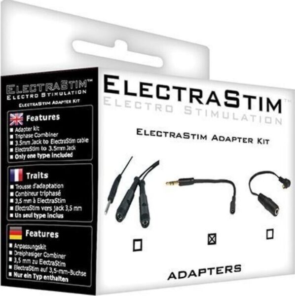 ElectraStim stikadapter med 3,5 mm hunstik til elektrolegetøj