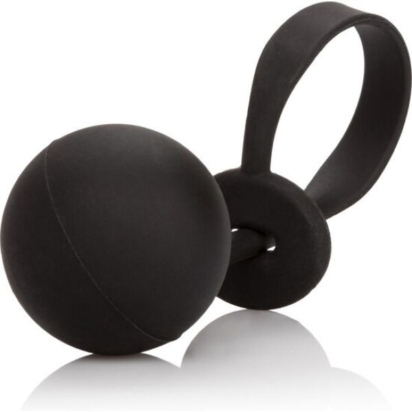 Sort CalExotics Weighted Lasso Ring med lasso-ring og fastgjort vægtkugle
