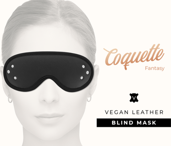 Øjenbind Coquette Chic Desire Fantasy i vegansk læder til bondage
