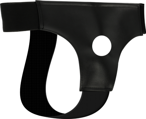 Hul strap-on Darkness, trusse med hul til dildo