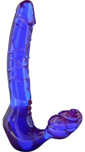 Strapless strap-on Toyjoy Bend Over Boyfriend med en lang og en kort ende