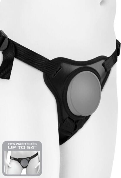 Pipedream Body Dock Elite Mini strap-on med silikoneplade og nylonremme