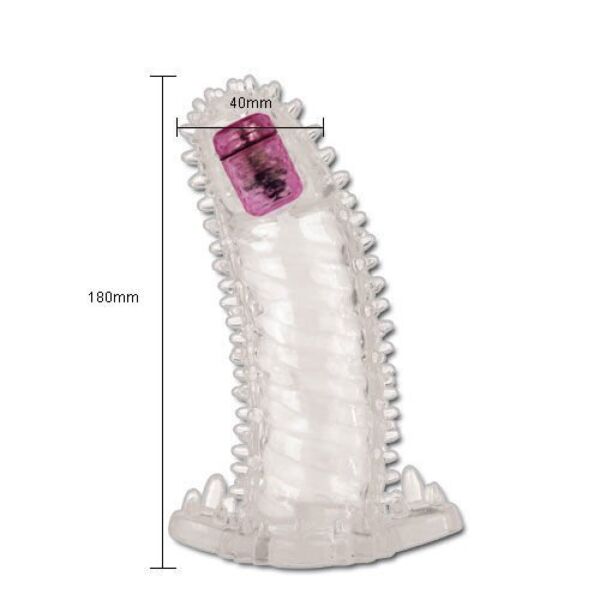 Penishylster Baile Brave II med vibrerende spids