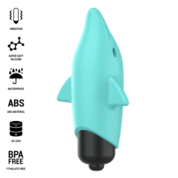 Kuglevibrator Intense Echo med finner og næse