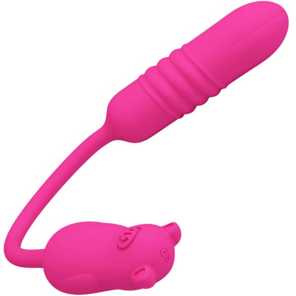 Kuglevibrator Pretty Love Nobikuma med knappen i halen