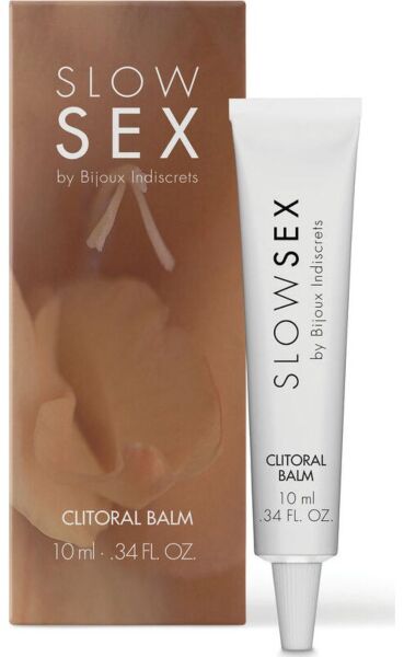 Klitorisbalsam Slow Sex Clitoral Balm fra Bijoux Indiscrets, 10 ml beholder