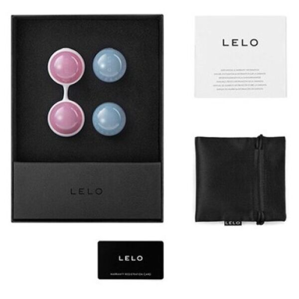 Sæt bækkenbundskugler LELO Luna Beads Mini med silikonesamler