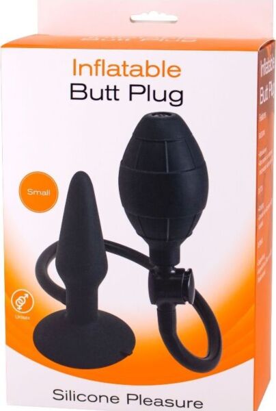 Oppustelig buttplug Seven Creations S med håndpumpe