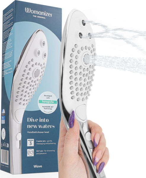 Womanizer Wave brusehoved, klitorisstimulator