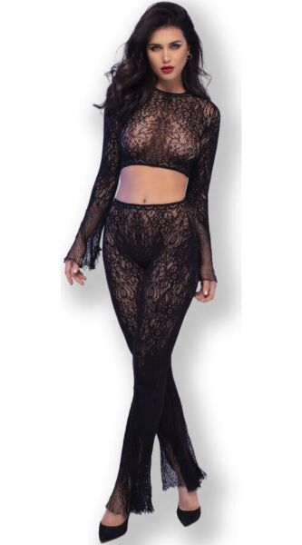 Sømløst sæt Chilirose CR 4648 med top og leggings