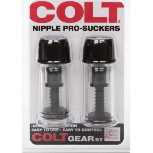 Colt Nipple Pro-Suckers brystvortesugere med cylinder og drejemekanisme til justering
