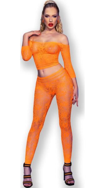 Sømløst sæt Chilirose CR 4661 med top og leggings