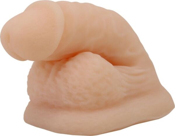 Realistisk dildo Pretty Love BW-008135N med bredt penishoved, åretegnet struktur og base med sugekop