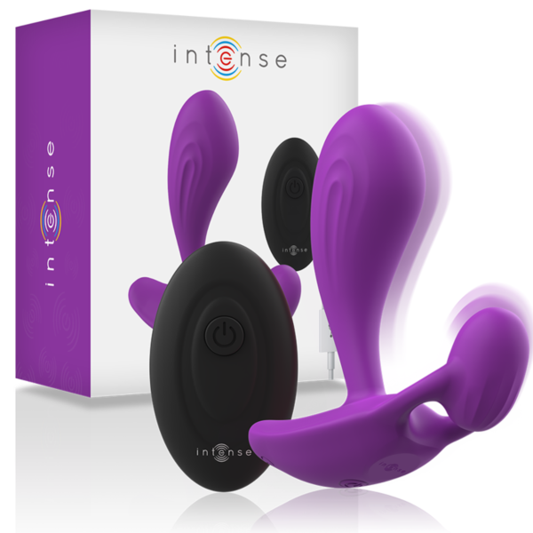 Vibrerende buttplug Intense Shelly med fjernbetjening