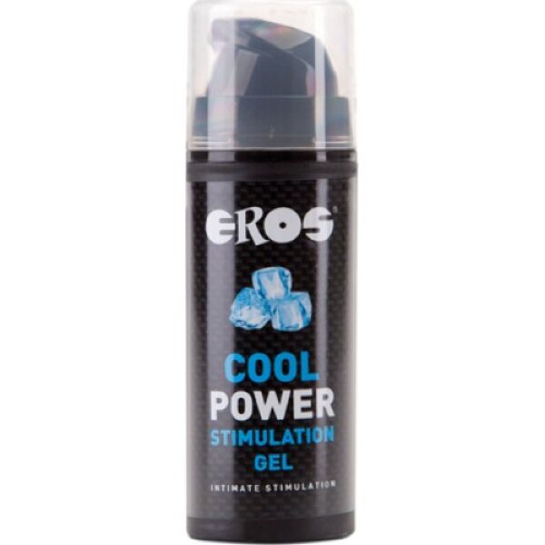Flaske med pumpe til den stimulerende gel Eros Cool Power 30 ml