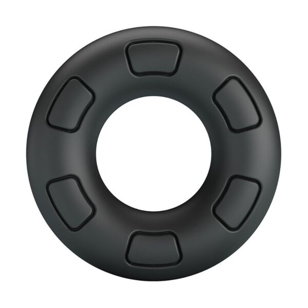 Penisring Crazy Bull BI-210247, sort og med relieffer