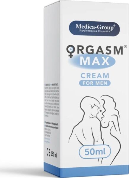 Intimcreme Orgasm Max Cream For Men fra Medica Group, 50 ml