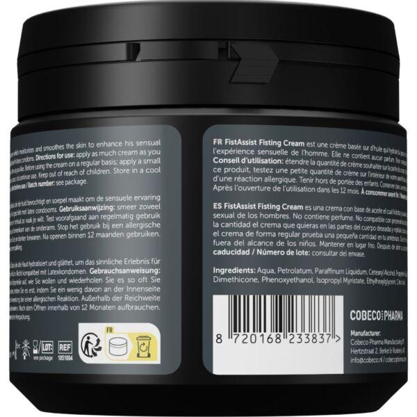 COBECO Fist Assist glidecreme til fisting, 500 ml