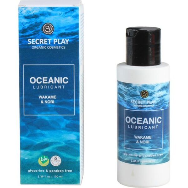Flaske med Secret Play Oceanic vandbaseret glidecreme 100 ml