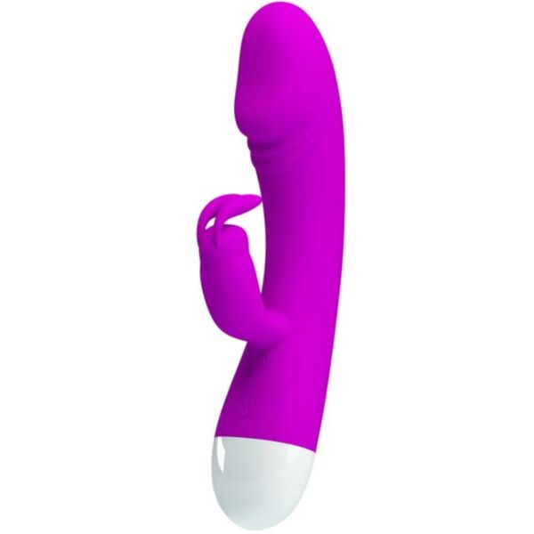 Rabbitvibrator Pretty Love Smart Will (BW-241028) med buet skaft og kaninører