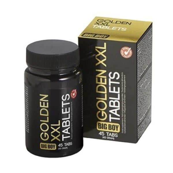 Pakning med Cobeco Big Boy Golden XXL kapsler