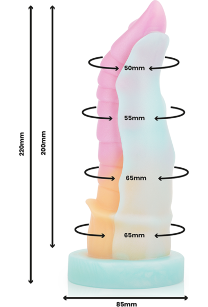 Epic Kelpie-dildo i flydende silikone, inspireret af en mytisk vandhest og med sugekop