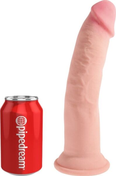 Realistisk dildo Pipedream King Cock Plus Triple Density med sugekop som fod