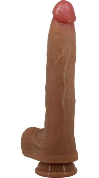 Realistisk dildo Pretty Love BW-008131-1 i silikone, med testikler og sugekop ved basen