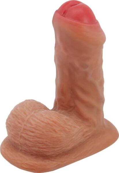 Realistisk dildo Pretty Love BW-008136N med sugekop og testikler i bunden
