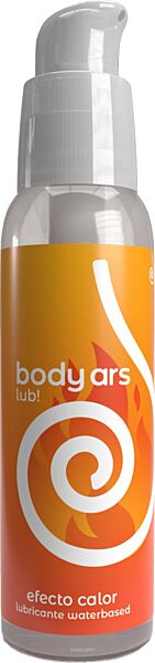Body Ars Varmeeffekt glidecreme 100 ml i flasken med doserer